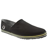 Fred Perry Kingston Stamp Down - 10 Uk - Black & Grey - Fabric