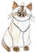   - 3 Pack of Sitting Cat Siamese