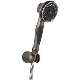 Delta 54513-PT Wall-Mount Handshower, Aged Pewter