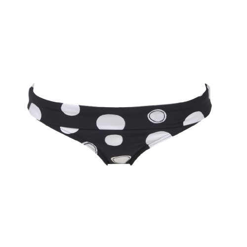 Roxy Damen Bikini Hose Tropical Dots Roll Top Brief, 2958 trop d blk, 34 (XS), XMWBB124- Preisvergleich