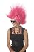 Wild Hot Pink Mohawk Wig for Halloween Costume