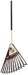 Ames True Temper True Temper Clog-Free 24-Inch Poly Rake with 48-Inch Handle #1904600