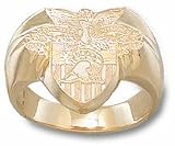 Army Black Knights Seal Men's Ring Size 10 1/4 - 14KT Gold Jewelry