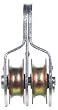 5 each: Campbell Heavy Duty Double Sheave Rigid Eye Pulley (T7550421)