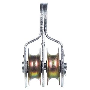 5 each: Campbell Heavy Duty Double Sheave Rigid Eye Pulley (T7550421) by 