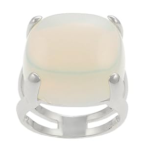Sterling Silver and Moonstone Cocktail Ring by SilverBin