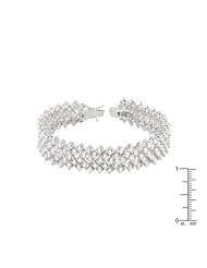 Chevron CZ Tennis Bracelet