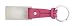 Cross Pink Leather Slip Tie Key Fob
