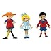 Micki Pippi Tommy and Annika Figures_s-1