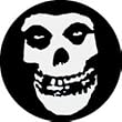 MISFITS - Skull - Button / Pin