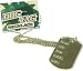 NEW DOG TAG NECKLACE NOVELTY ARMY CADET FANCY DRESS