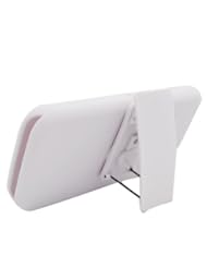 Wireless: Eagle Cell POSAMT989RSTHL10 SkinnySuit Clipster Combo Case with Kick Stand and Holster Belt Clip for Samsung Galaxy S2 T989 - Retail Packaging - White - Eagle Cell