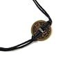 Chinese Replica Ancient Coin Necklace with Black Adjustable Cord