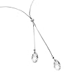 ZEEme Silver Damencollier 42 cm mit Swarovski-Kristallen 213250099