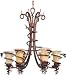 Art Deco Desert Wind Chandelier/Dinette BY Maxim Lighting