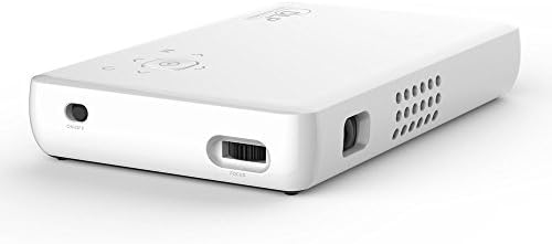 GP1S Video Portable Projector High-tech Mini Projector 1080P High Resolution Home Projector with Dual USB-White