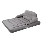 Convertible Lounge Inflatable Queen Airbed Mattress Intex 68915