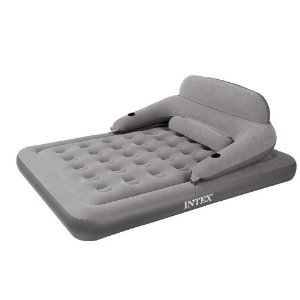 Convertible Lounge Inflatable Queen Airbed Mattress Intex 68915