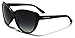 Women's Vintage Inspired Cat Eye Polarized Sunglasses with White Malibu Eyewear Microfiber Pouch