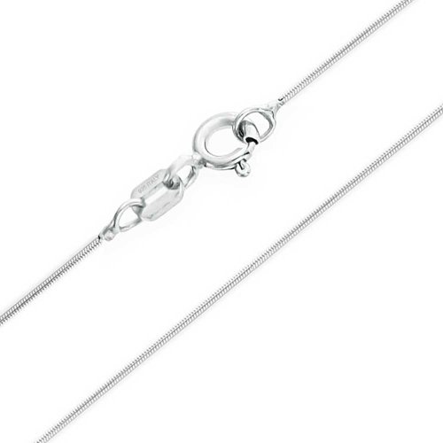 Bling Jewelry Snake Chain Thin Sterling Silver 010 Gauge Italy