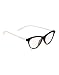 Estycal Antiglare Cateye Frames (Black,KNG01WHITE) RS.245.00