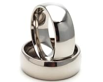 New 8mm USA Made, Custom Titanium Ring, Free Sizing Band 4-17