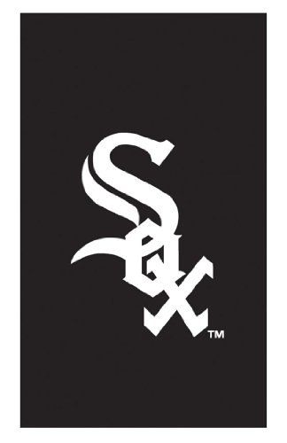 Roller Shades MLB Chicago White Sox Cap Logo - Black Background 0555_0003