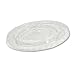Boardwalk  YLP-20C 20-Ounce Clear Plastic Flat Lid With Straw Slot 85-Pack (Case of 12)