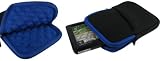 rooCASE Super Bubble Neoprene (Dark Blue / Black) Sleeve Case for Garmin nuvi Garmin nuvi 1490 / 1490T / 1490LMT 5-Inch GPS Navigator 5.0-inch