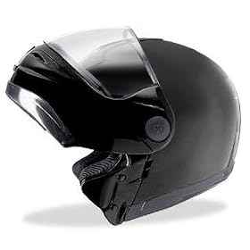 Modular Motorcycle Helmets Flip Up Helmet 608FlatBlack in Size M by Jafrum