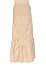Long Skirt with Gathers (X-Small (39"), Tan)
