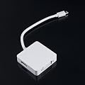 3 in 1 Thunderbolt Mini Displayport to DP HDMI DVI Adapter Cable For MAC Pro AIR