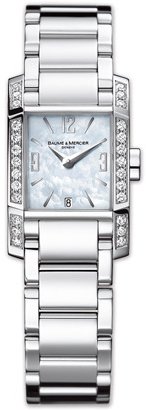 Baume  Mercier Womens 8666 Diamant Swiss Diamond Watch