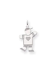 14k White Gold Kid Charm Cyber Monday Special