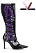 Knee-High Boot With Lace-Up Side & 3 3/4 Inch Stiletto Heel. Features Expandable Shaf...