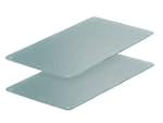 Zeller 26205 Set 2 taglieri in vetro...