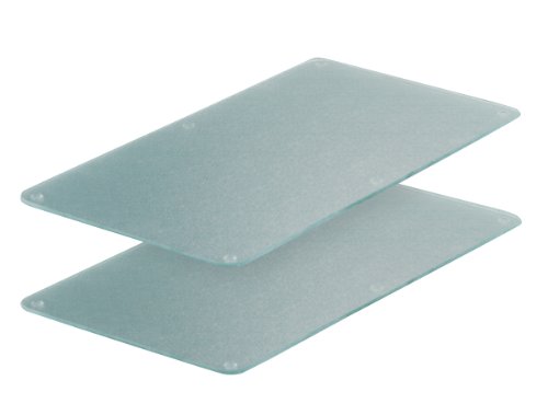 Zeller 26205 Glasschneideplatten, 2-er Set f&uuml;r Cerankochfeld / 52 x 30