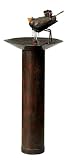 Indoor Fountains item: Metal Stand with Bird Indoor/Outdoor Fountain