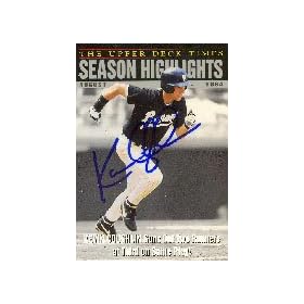 Kevin Coughlin, Birmingham Barons - White Sox Affiliate, 1994 Upper Deck Season Highlights Autographed Card