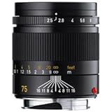 Leica Summarit-M 75mm f/2.5 Camera Lens (Black)