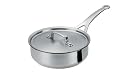 Tefal Jamie Oliver Stainless Steel Saute Pan and Lid, 24 cm