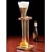 Half Yard of Ale Glass with Wooden Stand