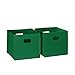 RiverRidge 02-012 2-Piece Folding Storage Bin, Green