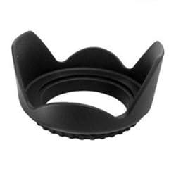 Pro Digital Hard Lens Hood For The Nikon D5000, D3000 Digital SLR Cameras Which Have Any Of These (18-55mm, 55-200mm, 50mm) Nikon Lenses