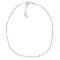 Sterling Silver Thin Popcorn-Linked Anklet, 9"