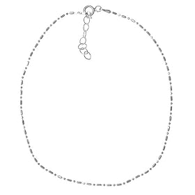 Sterling Silver Thin Popcorn-Linked Anklet, 9"