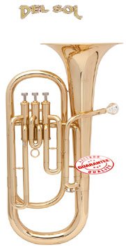 Del Sol Bb Baritone Horn Brass Lacquer BH-209-L