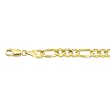 14K Yellow Gold Classic Figaro Chain Bracelet - 6.00mm - 8.5 inch