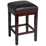 Kano Backless 24" High Faux Leather Counter Stool