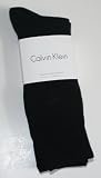Calvin Klein Mens Dress Socks 3 Pair - Shoe Size: 7-12 Black